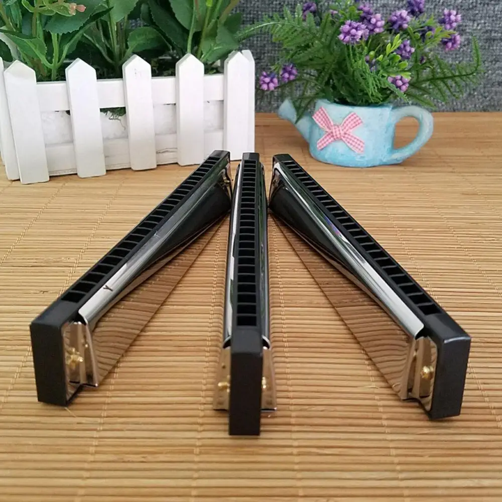 Harmonica Tremolo C Key 24 Holes Tremolo Harmonica Mouth Organ High Quality Musical Instruments Organ Kids Instrument Toy Gift