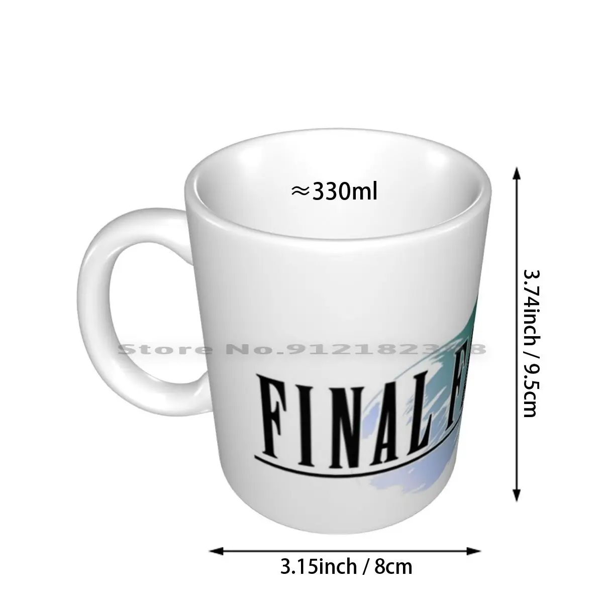 Final Fantasy 7 Classic Logo Ceramic Mugs Coffee Cups Milk Tea Mug Final Fantasy Final Fantasy 7 Final Fantasy Vii Final