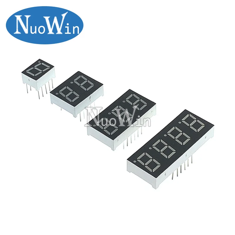 

5pcs 0.4inch LED display 7 Segment 1 Bit/2 Bit/3 Bit/4 Bit Digit Tube Red Common Cathode / Anode Digital 0.4 inch 7segment