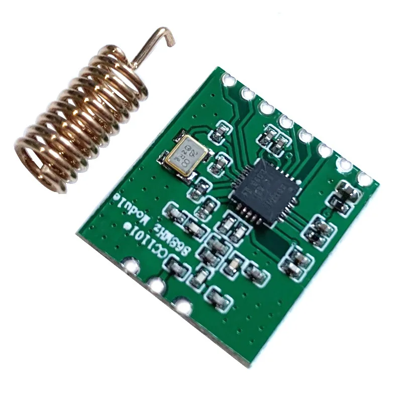 CC1101 Wireless Module Long Distance Transmission Antenna 868MHZ SPI Interface Low Power M115 For FSK GFSK ASK OOK MSK 64-byte