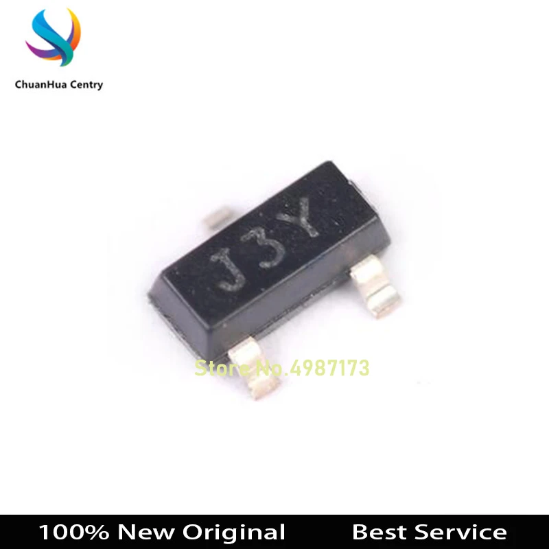 100 Pcs/Lot S8050 J3Y SOT-23 NPN New and Original In Stock