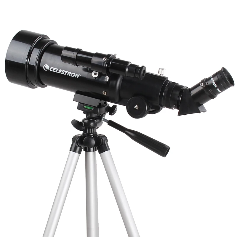 Celestron PowerSeeker 70400 Astronomical Telescope Refractor, 70/400mm, Travel, Portable, Beginner