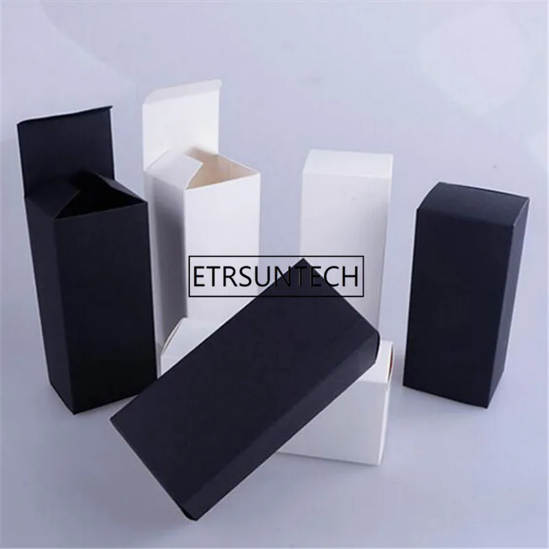 1000pcs/lot 17cmx7.5cmx6cm Blank Black/White Packaging Paper Box Sunglasses 3D Glasses Gift Boxes wholesale