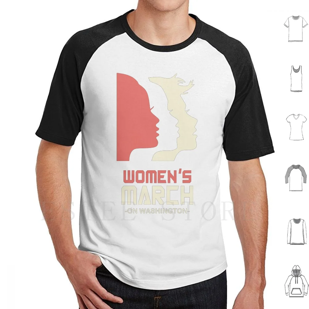 

Official Women's March 2017 Tee T Shirt DIY Big Size 100% Cotton Commemorative Official Wmw March Day Womens March Womens March