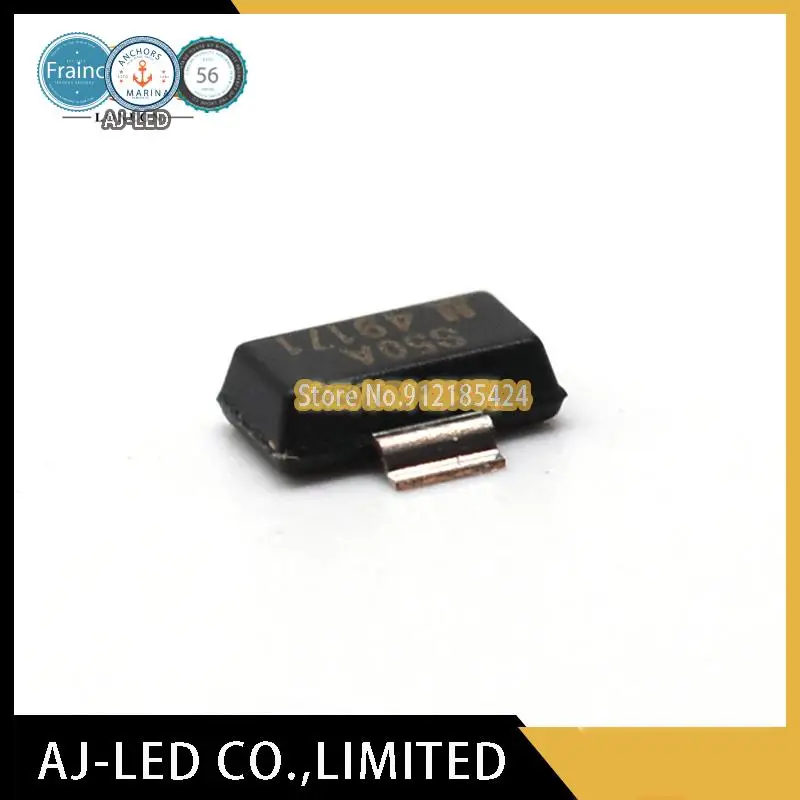 Imagem -02 - Chip ic Bipolar Trava Elemento Hall Hall Sensor Marca: S50a Smd Sot89 10 Peças Lote Ss50at