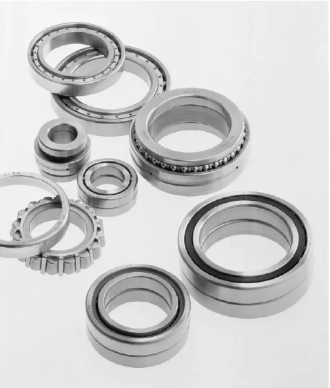 Double row angular contact ball bearings 3308DMA = 3308-DA-MA Split inner ring, brass solid cage 40mm X 90mm X 36.5mm