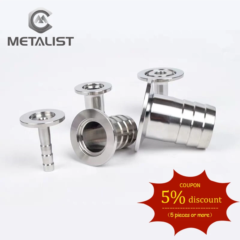 

METALIST Complete sizes OD 8MM-38MM Stainless Steel SS304 Sanitary Hose Barb Pipe Fitting Ferrule OD 50.5mm fit 1.5" Tri Clamp