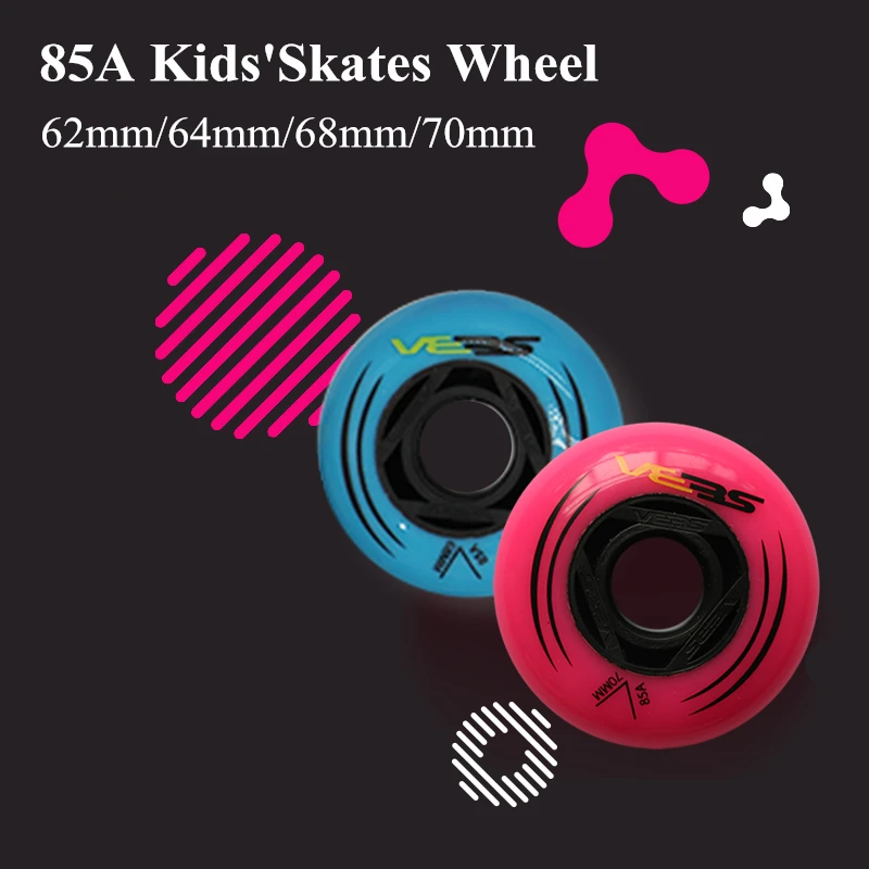 SEBA kids\' inline skating wheel sneaker roller skates wheels 608 bearing high FSK slalom wheels 4 pcs/set [62mm 64mm 68mm 70mm]