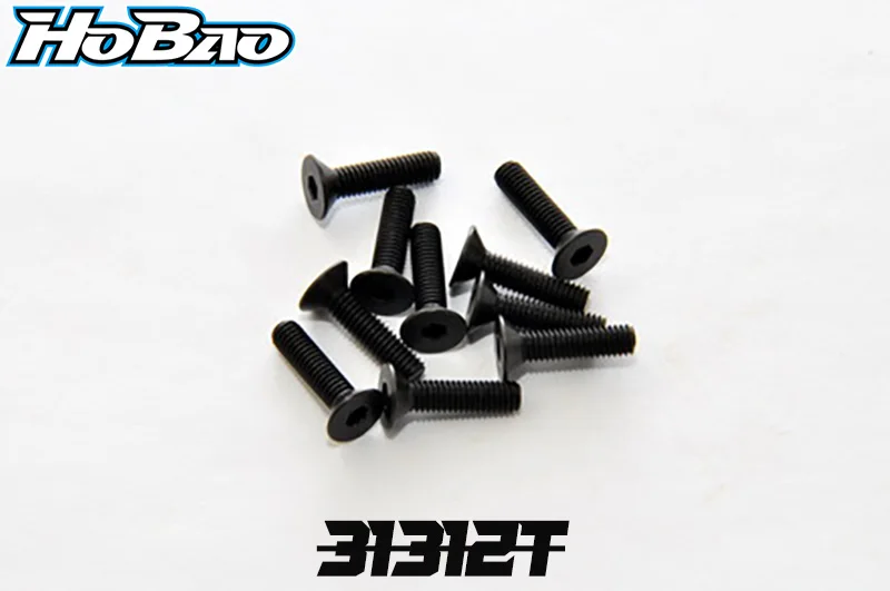 Original OFNA/HOBAO RACING 31312T M3 X 12 Hex Socket Countersunk Tapping Screws For  HYPER 8SC NITRO Short Truck