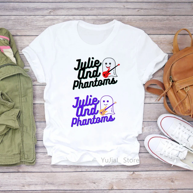 Julie und die Phantoms Grafik druck T-Shirt Frauen Kleidung lustige T-Shirt Femme Harajuku Shirt Kawaii Kleidung Tops