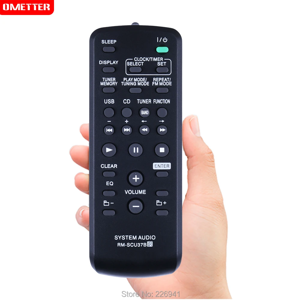 RM-SCU37B remote control use for sony audio system FST-SH2000 LBT-SH2000 HCD-SH2000