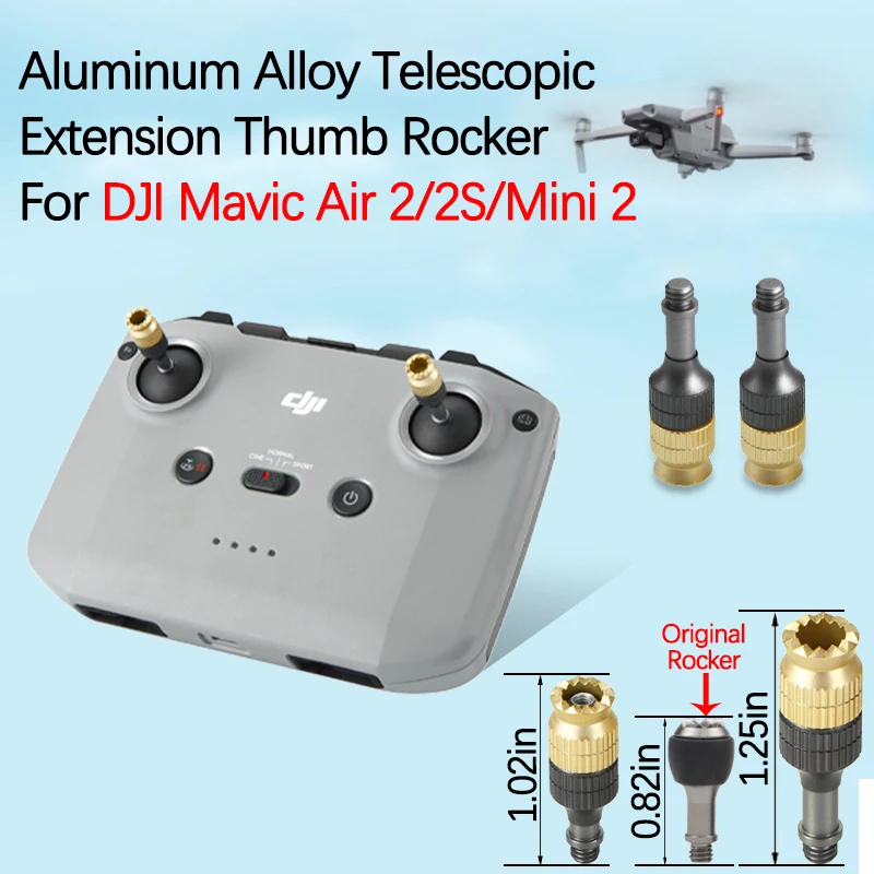 

Удлинитель для джойстика DJI Mavic Air 2/2 S/Mini 2/Mavic 2, большой экран, аксессуары для пульта дистанционного управления