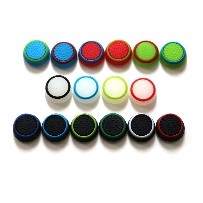 

2PCS Silicone Analog Thumb Stick Grips Cover For Playstation 4 PS4 Pro Slim For PS3 Controller Thumbstick Caps For Xbox 360 One