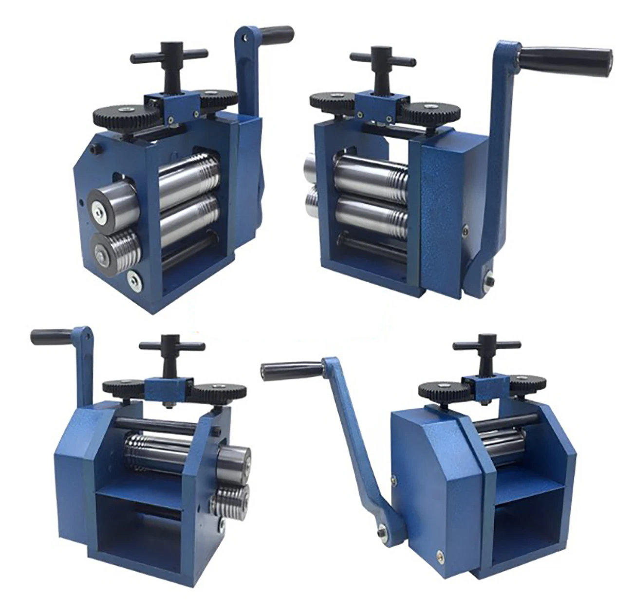 80mm Manual Rolling Mill Machine Combination Jewelry Press Tabletting Tool Make Sheet Wire Flat