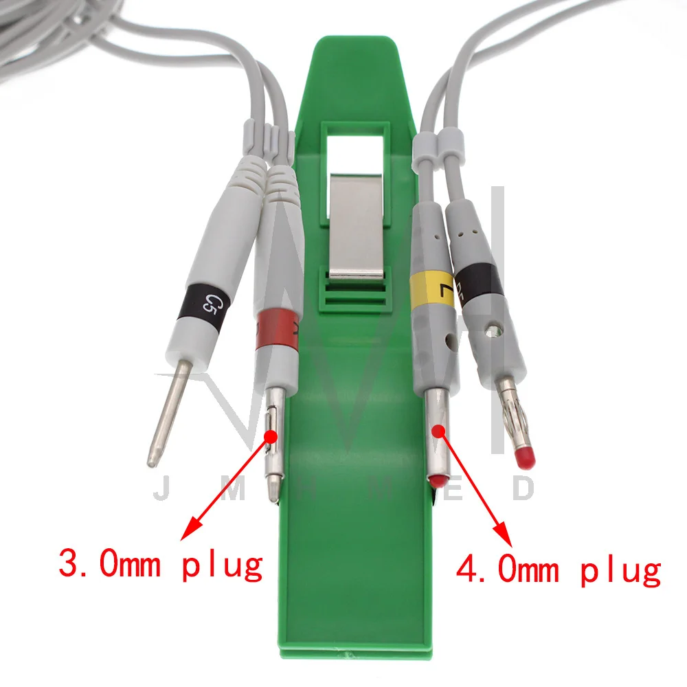 4pcs/Set ECG EKG Limb Clip Electrode for Adult or Children Pediatric Apply to BCI Bionet Biolight Contec Datex Edans Monitor