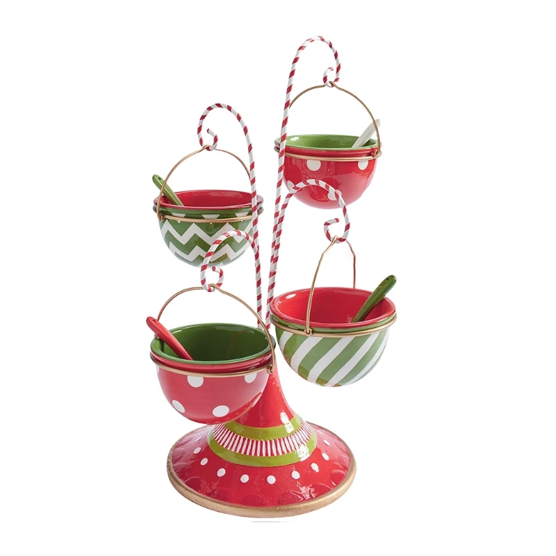 Christmas Tree Dessert Table Display Rack Tiered Cupcake Stand Fruit Plate Mini Cakes Candy Tower Cookie Tray Buffet