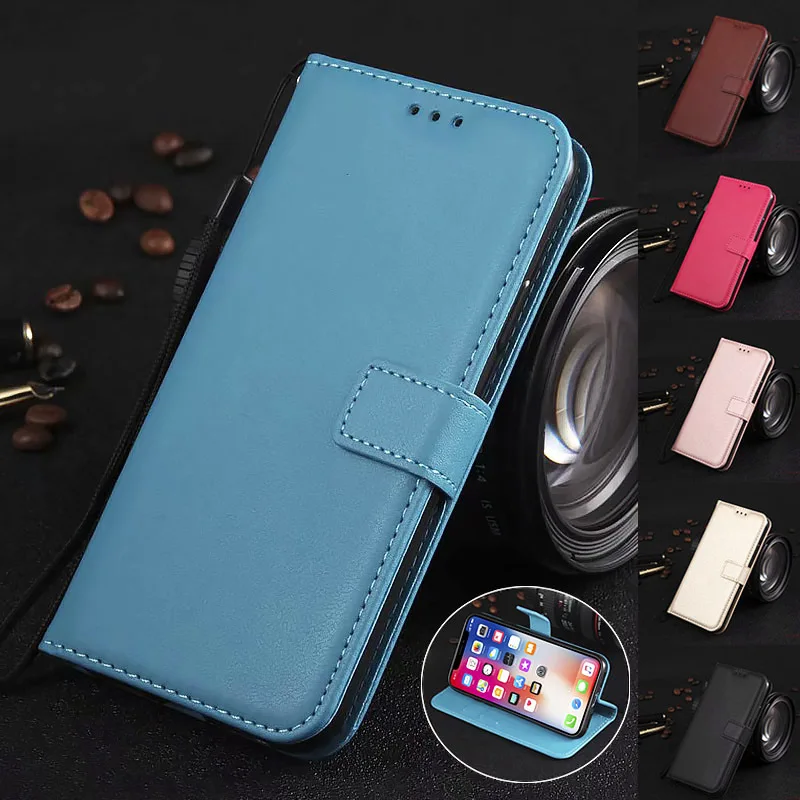 Leather Flip Wallet Case For Samsung Galaxy S3 S4 S5 mini S6 S7 Edge S8 S9 S10 e S20 S21 FE Plus Ultra Lite Protect Book Cover