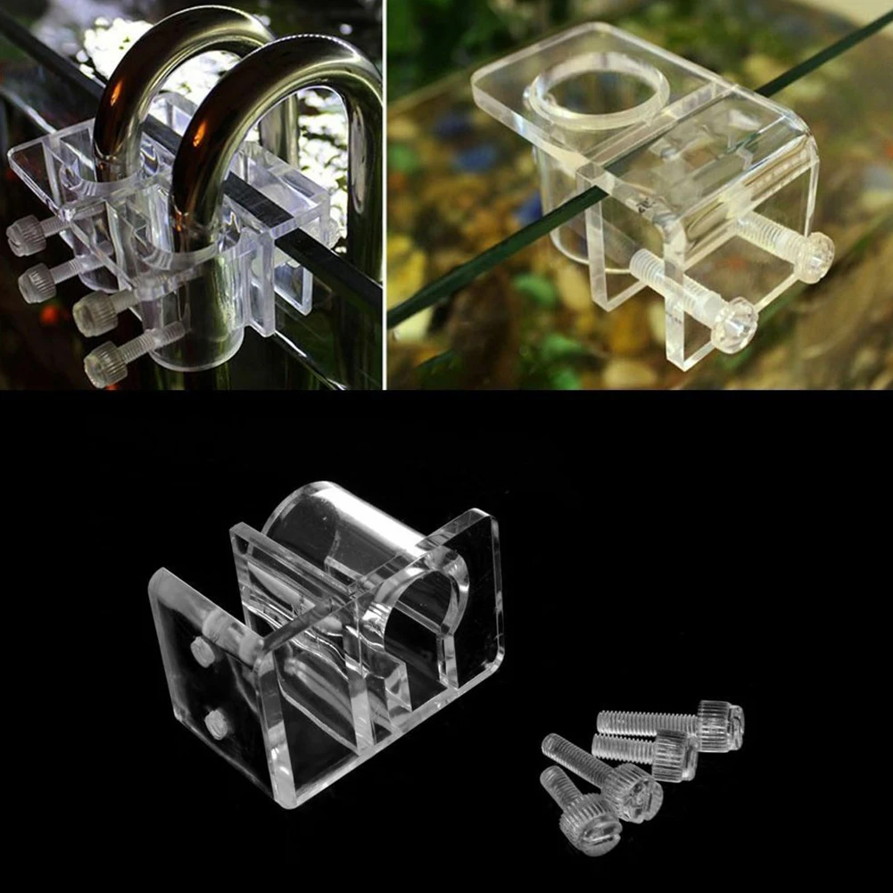 아크릴 수도관 고정 클립, 수족관 아크릴 여과 호스 마운트 홀더, 수도관 클립, 필터 호스 고정 클립 액세서리