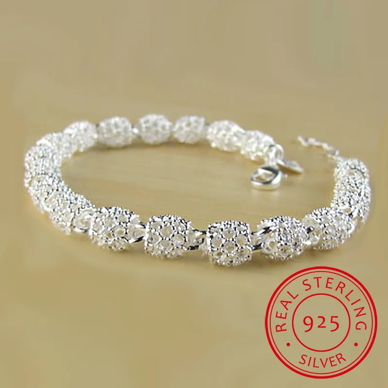 LEKANI New Fashion Charm Bracelets For Women Luxury women's 925 Sterling Silver Wedding Bracelets & Bangles Fine Jewelry