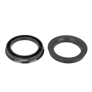 Uxcelllllllll-cvo-Autowürfel, Raddurchmesser, zentraler Abstandhalter, Schwarz, Kunststoff, 72,6 mm, OD 54,1 mm, 4 Stücke 9 Hauptrad Centralizer -Verkauf - №2