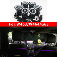 8/64 Colour LED Air Vent For Mercedes Benz G-Class W464 W463 W463A G63 G550 G500 Turbine Shape Outlet Nozzle Ambient Light Refit