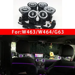 8/64 Colour LED Air Vent For Mercedes Benz G-Class W464 W463 W463A G63 G550 G500 Turbine Shape Outlet Nozzle Ambient Light Refit