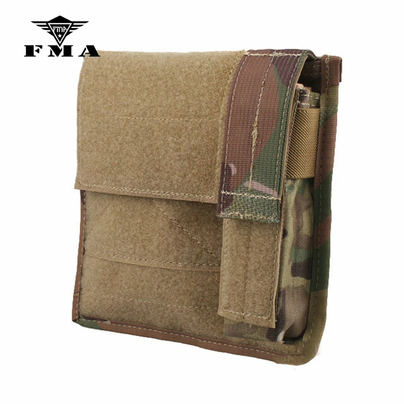 FMA Tactical Pouches Admin&Light MAP Pouch Molle Bags Tactical Accessory Multicam Black for Hunting Airsoft