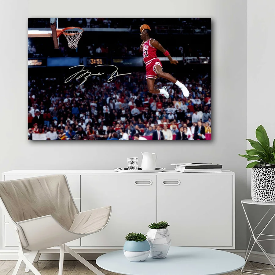 Basketball Legendary   star  flying dunk   DIY 5D Diamond Painting  Full Square/Round Diamond Embroidery Cross Stitch Mosaic roo