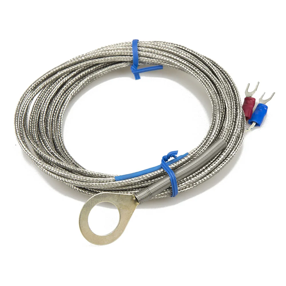 FTARR01 K E type 4m metal screening cable 5mm 6mm 8mm 12mm 14mm diameter hole ring head thermocouple