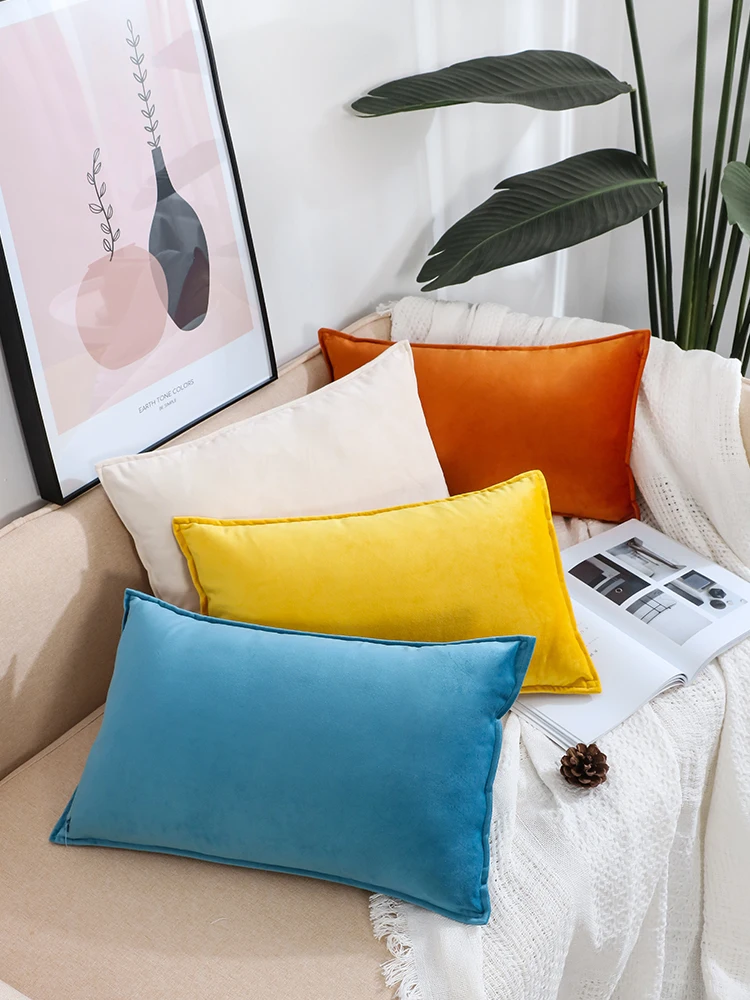 

Velvet Cushion Cover 45x45 Nordic Pillows for Living Room Sofa Decorative Pillow Cover Home Decor Pillowcases