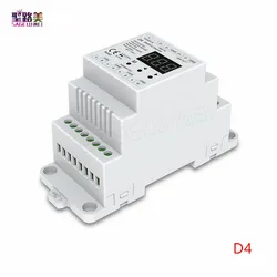 DC5V 12V 24V 36V  4CH PWM constant voltage / constant current CC CV DMX decoder DMX512 LED Controller for RGB RGBW LED Tape lamp