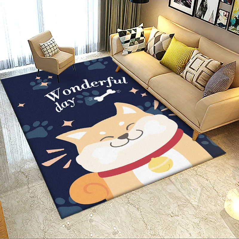 

Cute Cartoon Child 3D Printed Carpets For Living Room Bedroom Area Rug Kids Room Decorative carpet Baby Crawl Antiskid Floor Mat