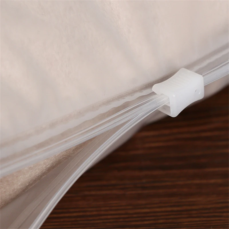 TETP 10 Stück 14 Draht/18 Drähte mattierte Reißverschlusstasche für Zuhause, Reisen, Aufbewahrung, Kleidung, Unterwäsche, Verpackung mit Luftloch-Organizer – Detail 5