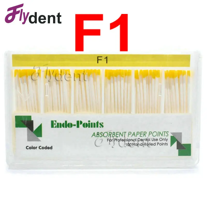 Dental F1 Absorbent Paper Points F Type for Root Cancel Super Files Endodontics Cotton Fiber Tips Dentist Product