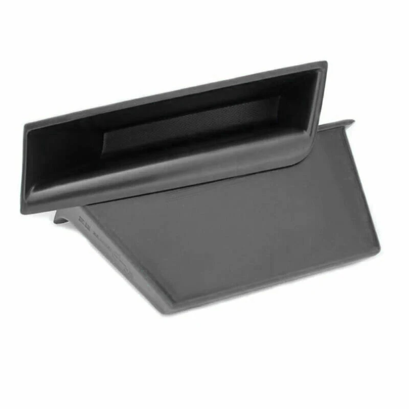 Car Storage Box Front Door Side Handle Organizer For Mercedes-Benz C Class W204 2008-2014 Tickets Plastic Black Storage Boxes