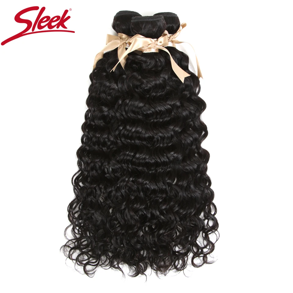 Slanke 28 Inch Krullend Menselijk Haar Bundels Water Wave Remy Braziliaanse Hair Extensions Singles Bundels Menselijk Haar Weven Bundels