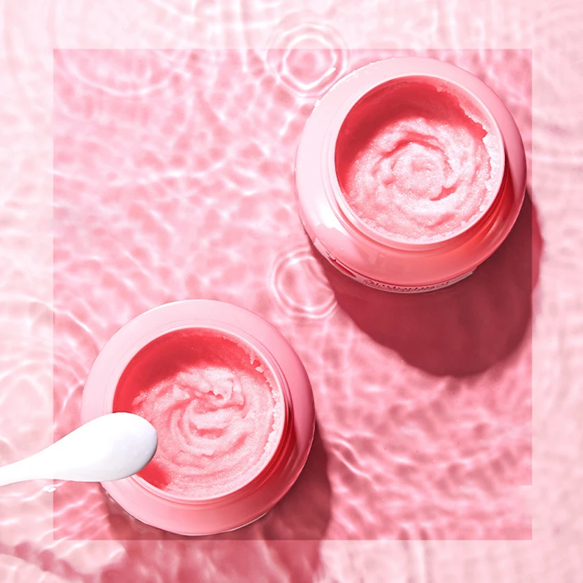 พีช Dichotomous ยีสต์ Body Scrub 350G Exfoliating Body ขัด,ช่วยผลัดเซลล์ผิวชุ่มชื่น,ทำความสะอาดลึก