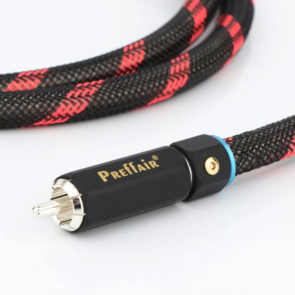 Preffair X414 Versilbertes digitales Koaxial-Audiokabel mit versilbertem RCA-Stecker, digitales HIFI-Audio-RCA-Kabel – Detail 7