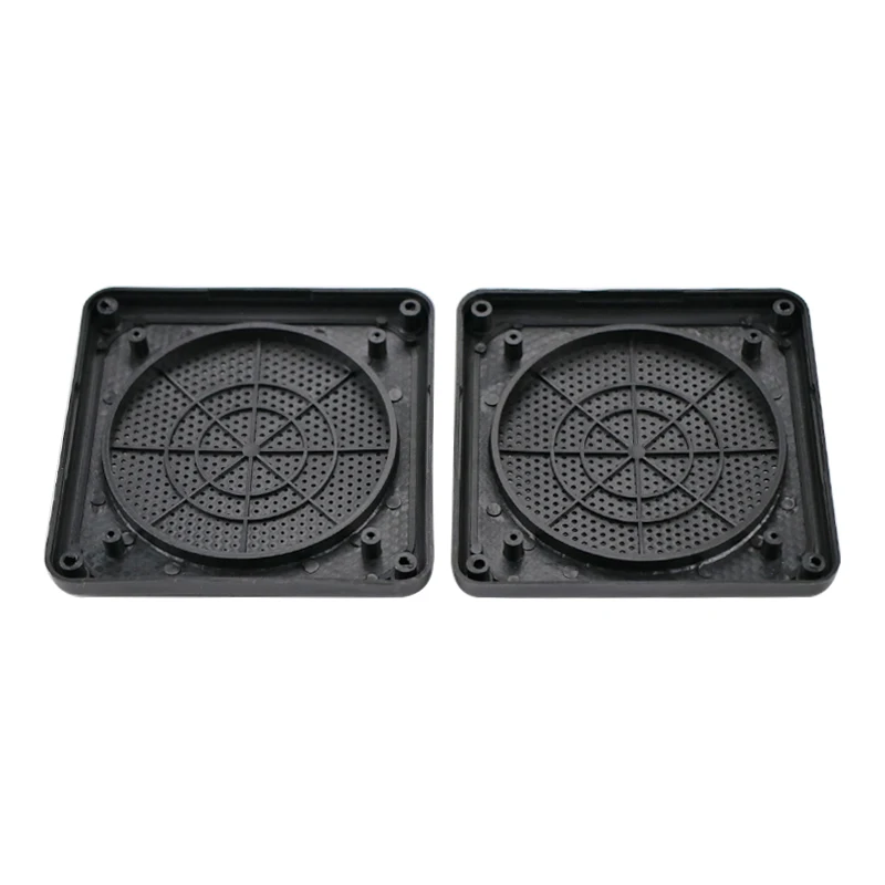 SHEVCHENKO 4 Inch Car Square Speaker Grilles Protective Mesh Cover PP Plastic For Car Speaker Net Cover 119*119MM 2pcs