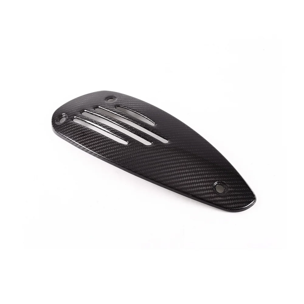 New Carbon Fiber Scooter Exhaust Cover Decorative cover in Full Carbon  Heat insulation process For GTS 300 GTS300