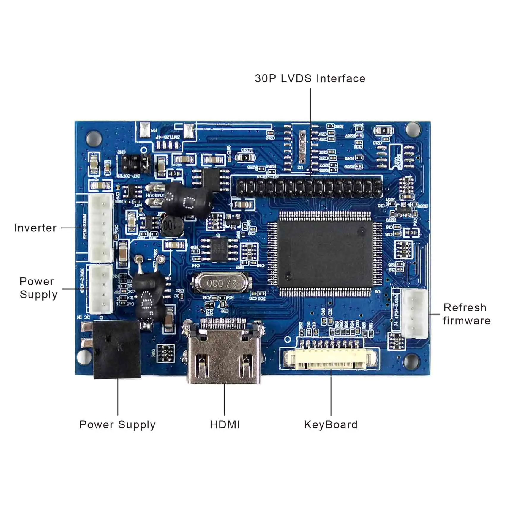 HD MI LCD Controller Board VS-TY2660H-V1 work for 15.6inch B156XW02 LP156WH2 1366x768 lcd