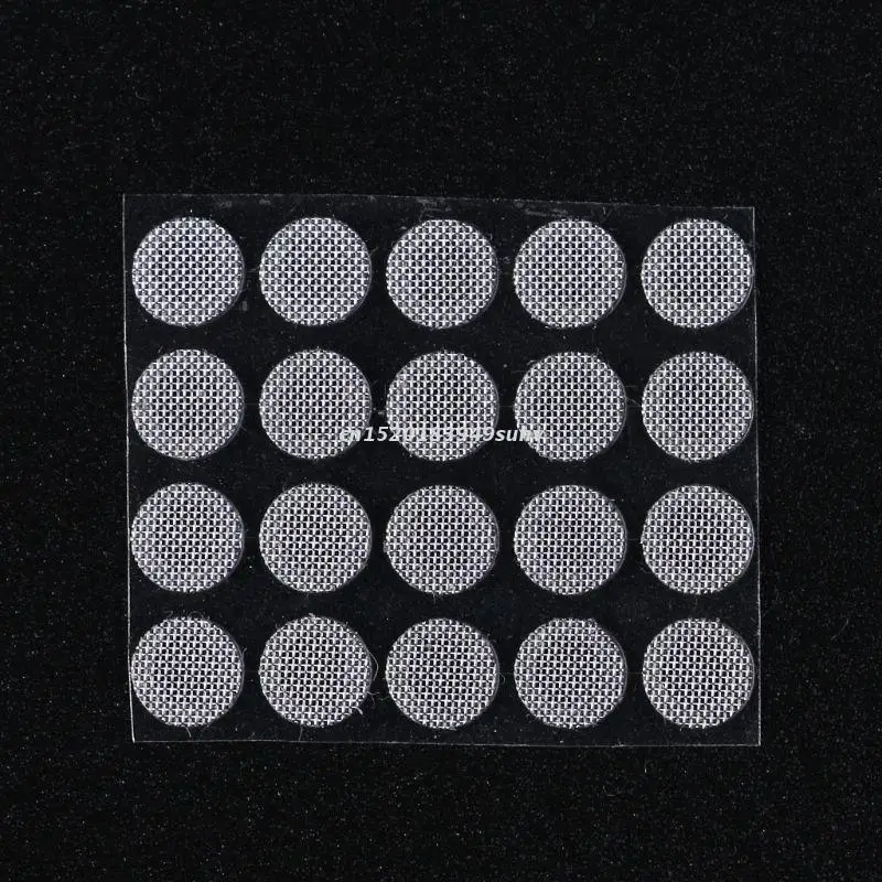 20Pcs Dust Netwerk Shell Zelfklevende Koptelefoon Hoofdtelefoon Case Staal Mesh Anti-stof Stofdicht