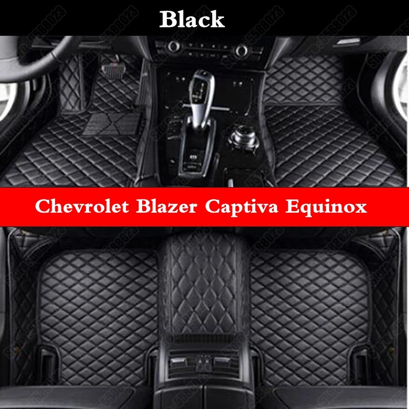 All Weather Car Floor Mats for Chevrolet Blazer Captiva Equinox Colorado Trax Skid Aveo Best Black Custom Auto Carpet Foot Pads