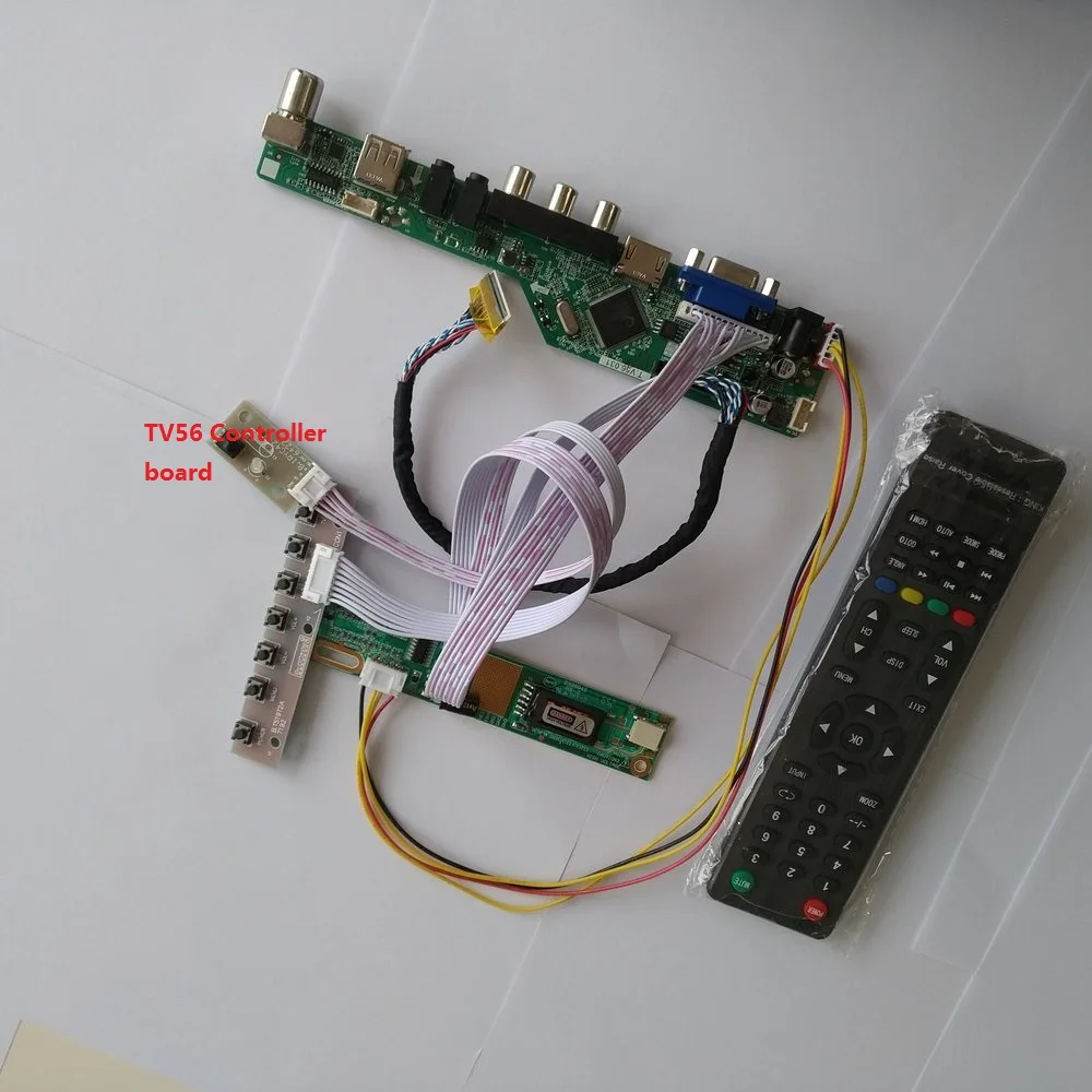 

for LTN141WD-L07 1 lamps 14.1" Controller Board VGA USB AV Digital Signal 30pin Resolution TV Interface Module 1440X900