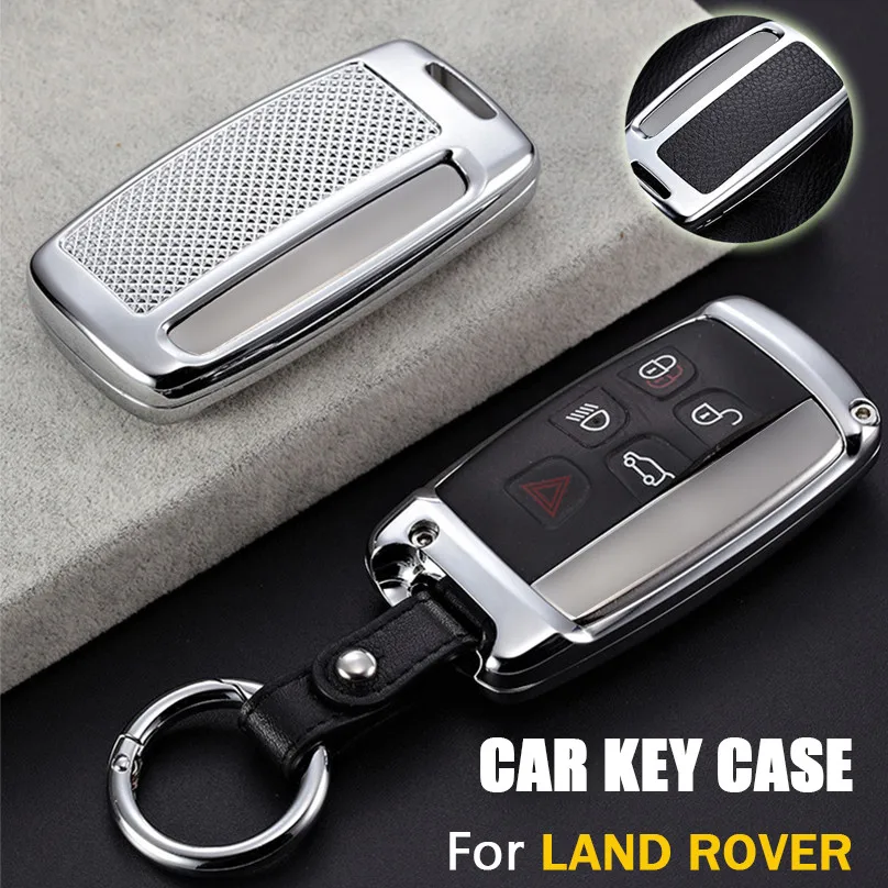 

Luxury Zinc Alloy Car Key Cover Case For Land Rover Discovery Freelander 2018 Range Rover Sport Evoque Velar Jaguar XEL XFL