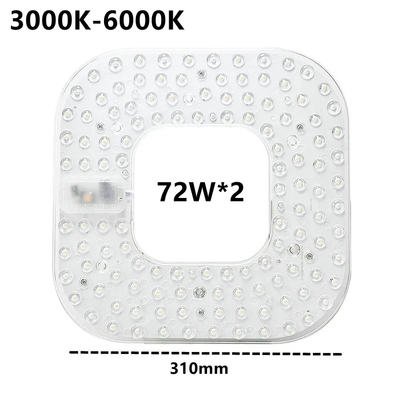 Imagem -03 - Conduziu a Luz do Círculo do Painel do Anel Ac220v240v Smd 7020 Conduziu a Placa Quadrada do Teto a Placa Circular da Lâmpada 20w 30w 40w 50w 72w