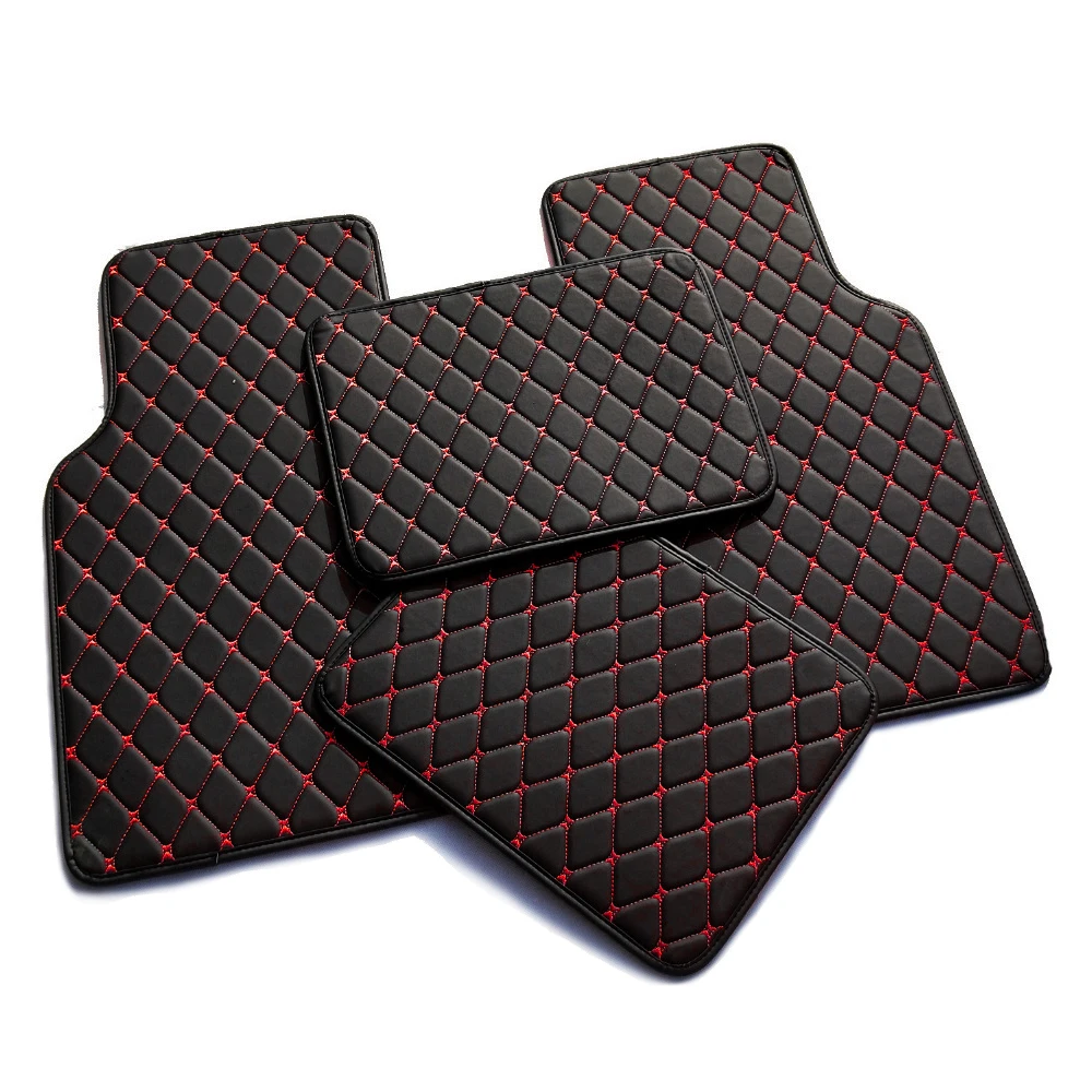 For Seat Ateca Arona ibiza Leon Toledo Leon ST CUPRA Auto Foot Pads PU Leather Car Floor Mats Auto Carpets Interior Accessories