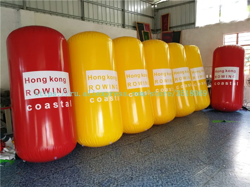 Sale of 1 meter diameter PVC water inflatable buoys, water sports competition inflatable buoys, floating logos on the water.