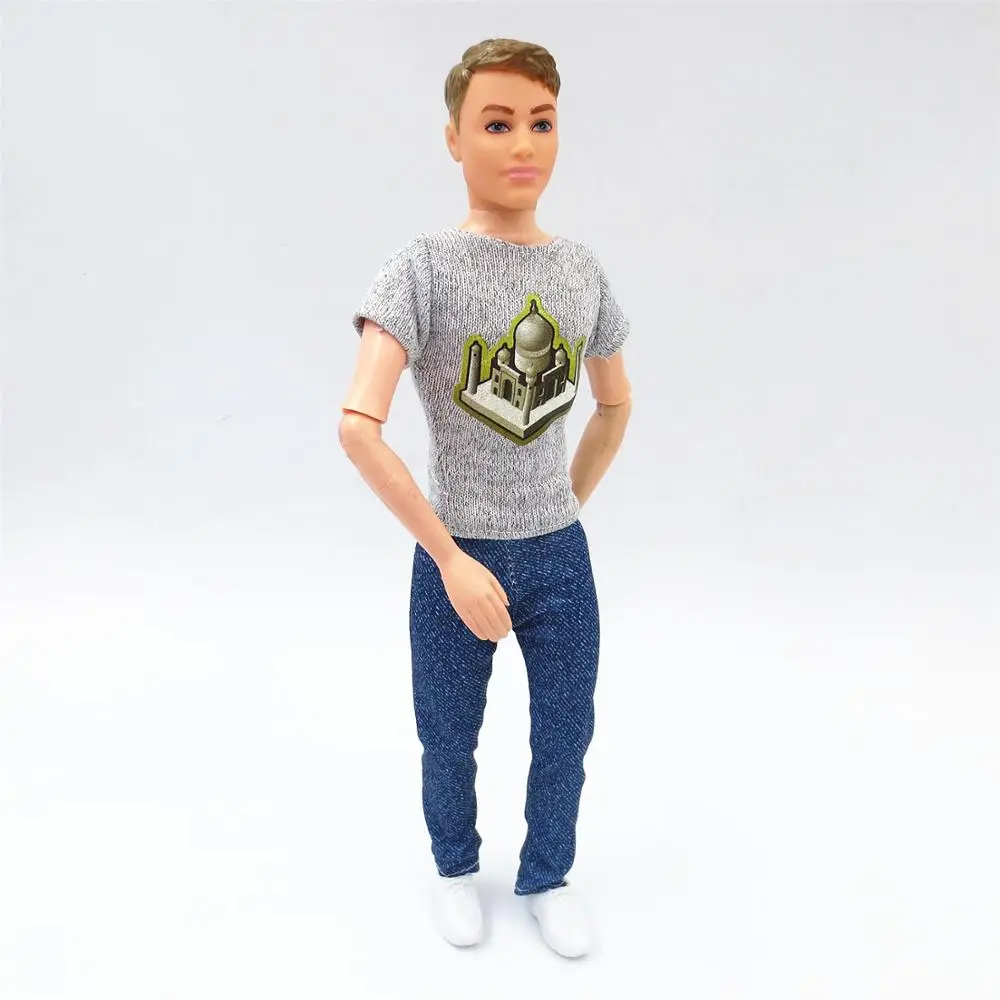 1 Set Ken Cloth Ken Suits Daily Wear Dress Casual Suit Ken Outfits Doll Accessories Fashion Ken Clothes For 12inch Doll