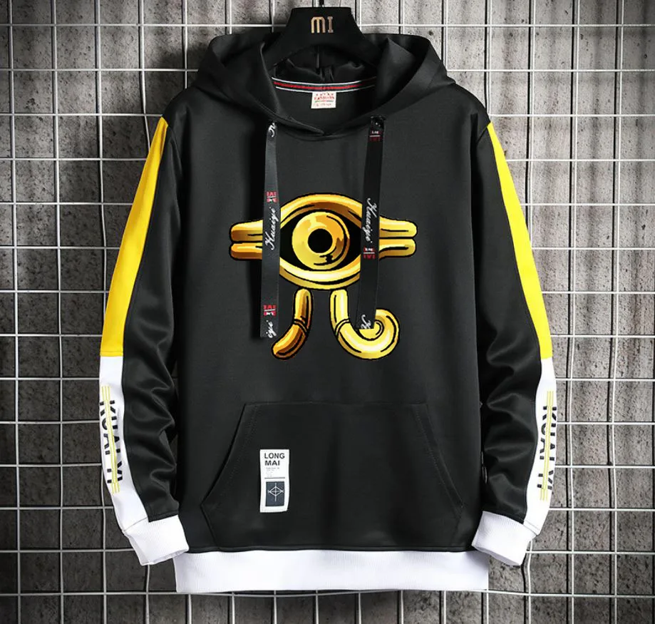 

anime Yu-Gi-Oh! Hoodie teenagers Popular Harajuku Hoodeds Pullover Streetwear Casual Fake Two-Piece jacket coat